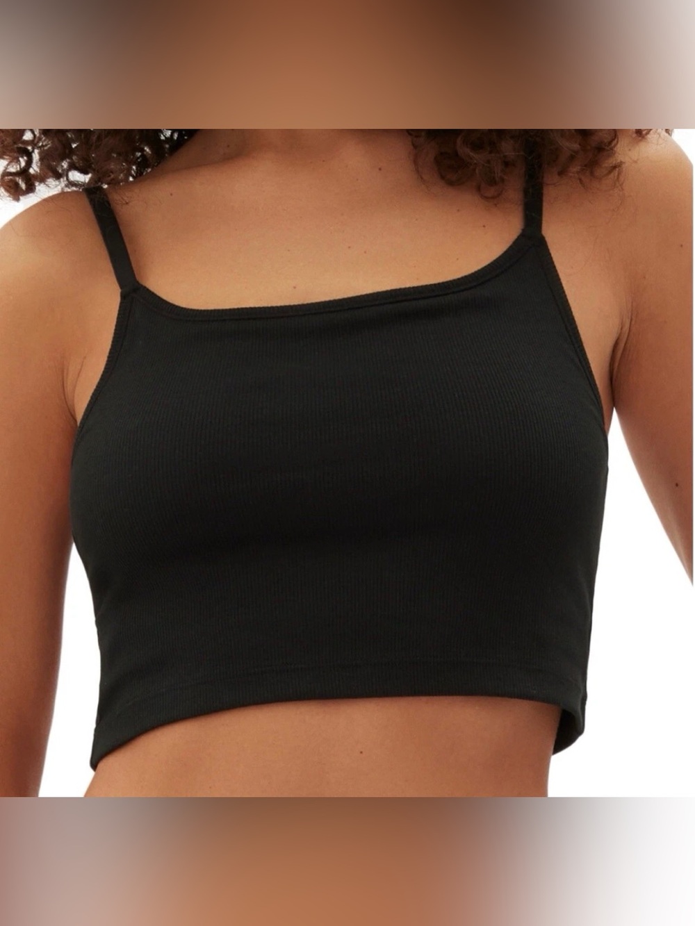 Gap GapBody Women's Logo Comfort Cropped Bralette, Black S